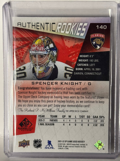 Spencer Knight Jersey Rookies