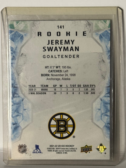 Jeremy Swayman Ice Rookie