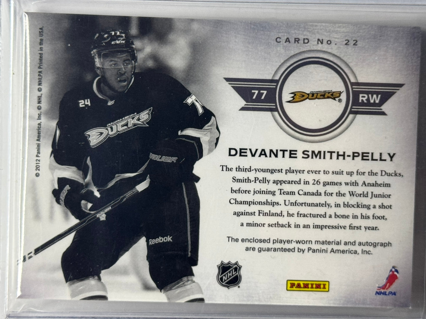 Devante Smith-Pelly Rookie Reserve 2/15