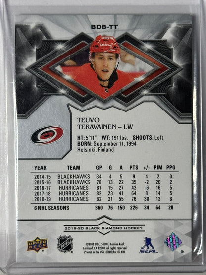 2019-20 Black Diamond #BDBTT Teuvo Teravainen  76/249