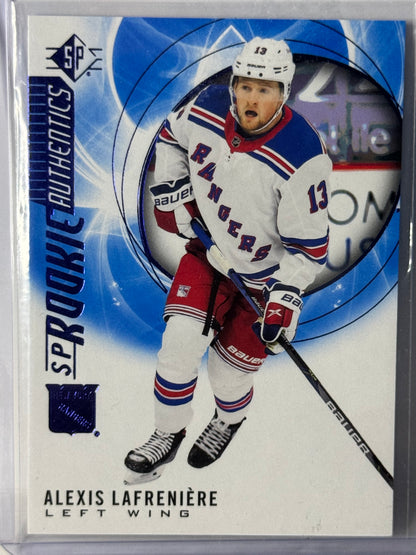 Alexis Lafreniere SP Rookie Authentic Blue