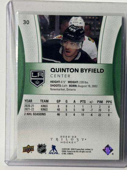 Quinton Byfield Trilogy Green 76/99