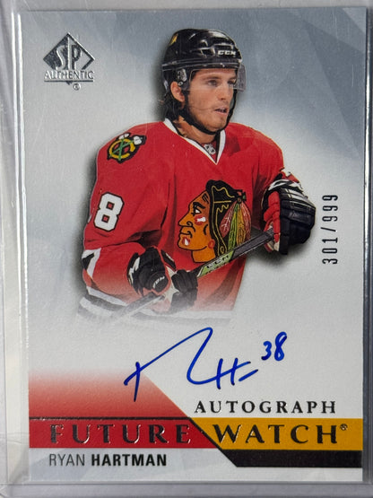 Ryan Hartman Future Watch auto 301/999