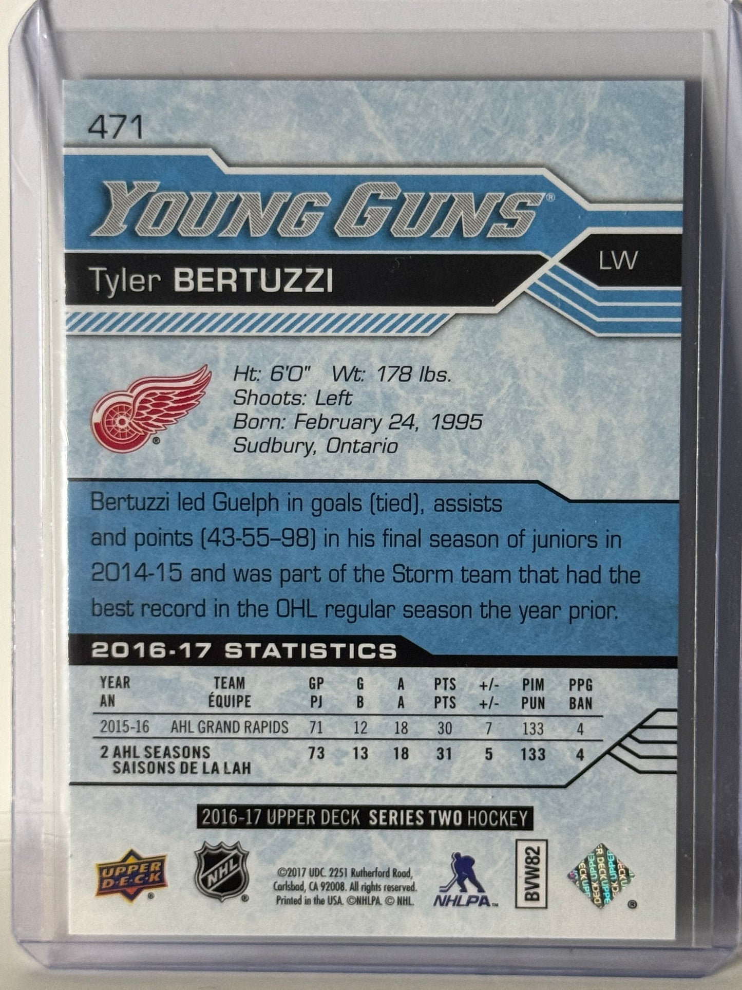 Tyler Bertuzzi Young Guns