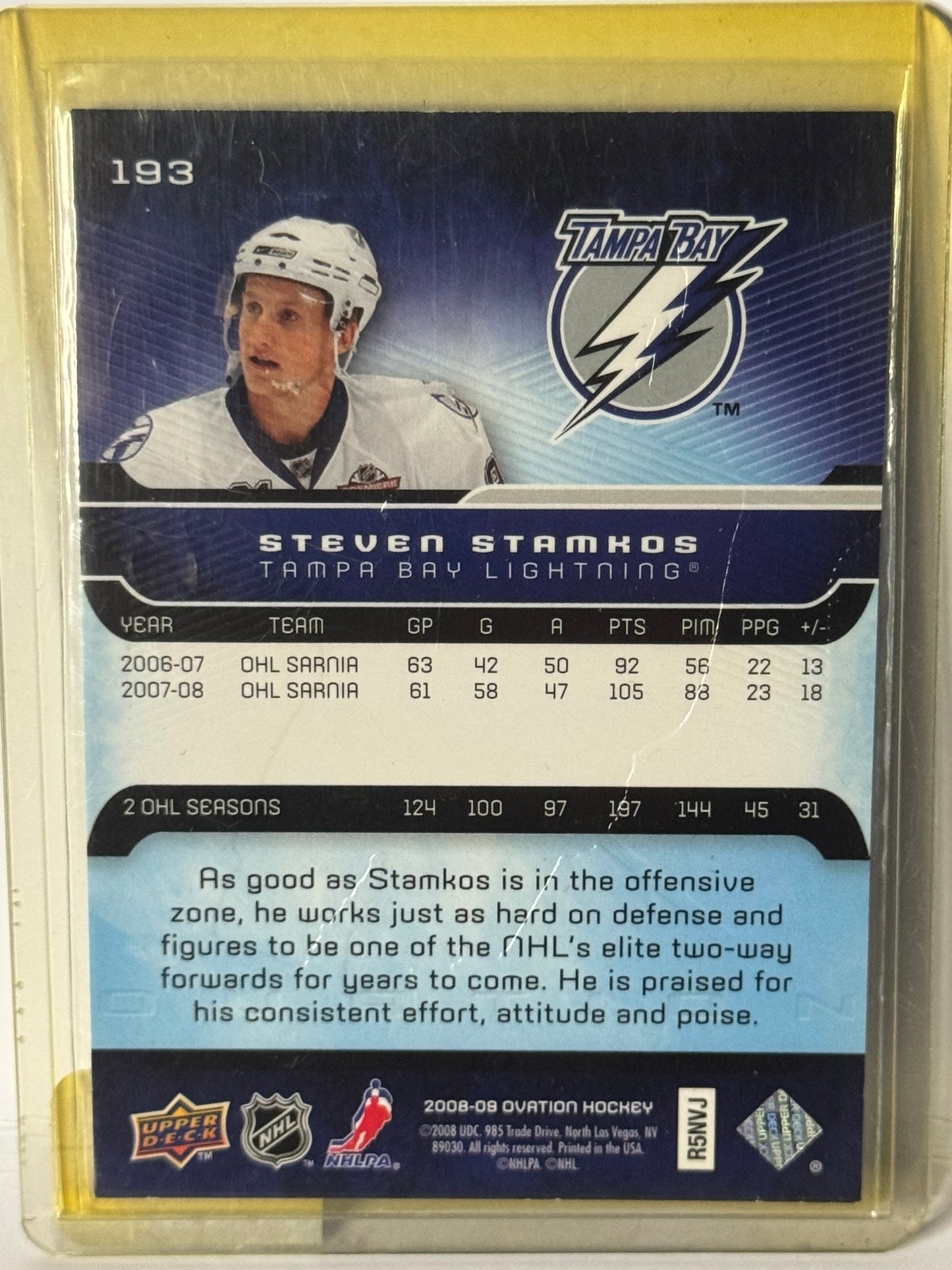 Steven Stamkos Rookie