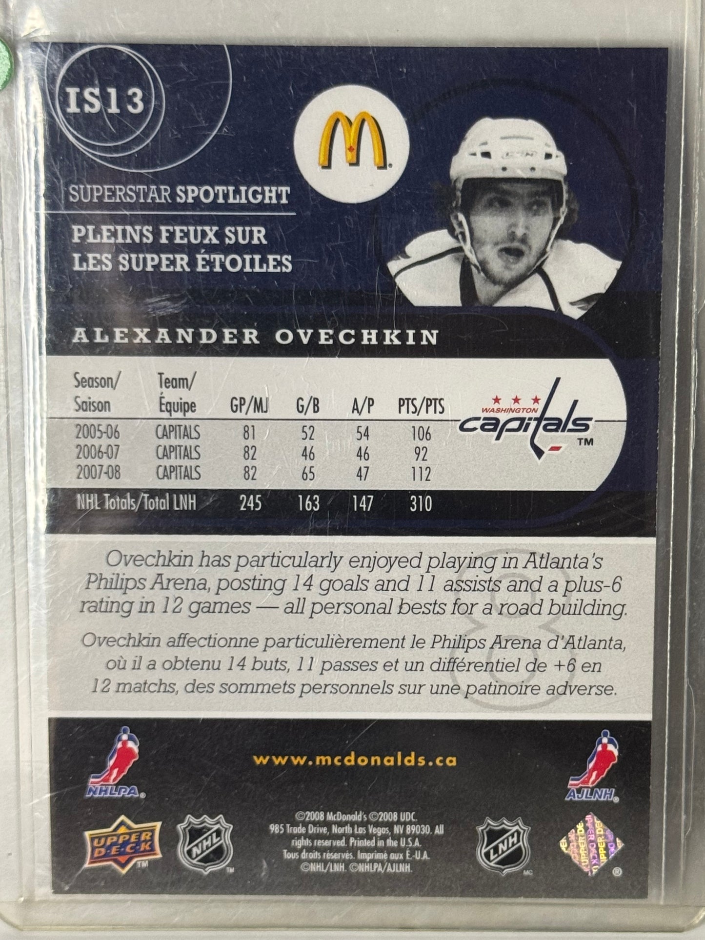 Alexander Ovechkin Superstar Spotlight